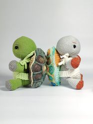 Amigurumi crochet Turtle Leia, PDF pattern
