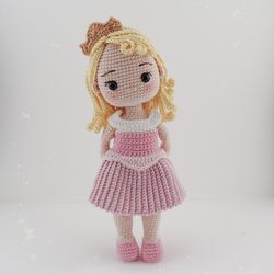English PDF Crochet Pattern Princess Aurora Instant Download English Only American Terms Amigurumi Fairy Tale Sleeping B