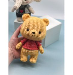Crochet Pooh Pattern(Winnie the Pooh)- Crochet Bear- Crochet amigurumi pattern- Instand download -English Pattern
