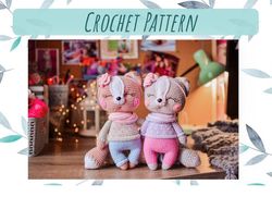Crochet pattern Cat pdf