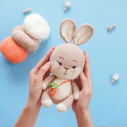 Dumpling The Bunny Crochet Pattern, Crochet (Crochet Doll Pattern/Amigurumi Pattern for Baby gift)