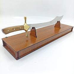 Desk Name Sword for Office Desktop - Mini Sword Wall Decor - Personalized Sword Gift - Engraved Decoration Sword