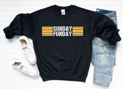Sunday Day Fun Day Pittsburgh Football Unisex Sweatshirt, Pittsburgh Steel City Sports Retro Shirt