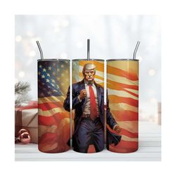 America Donald J Trump 20oz Tumbler, 20oz Skinny Tumbler Sublimation Designs