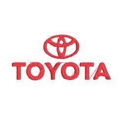Toyota Logo Embroidery File Embroidery Car Logo Instant Download File
