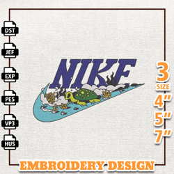 Nike Anime Embroidery Design, Nike Marine Embroidery Design