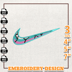 Nike Akatsuki Anime Embroidery Design, Nike Anime Embroidery Design