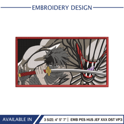 Yuta Okkotsu And Rikka Embroidery Design Jujutsu Kaisen Embroidery File