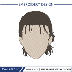 Eren Yeager No Face Embroidery Design Download File