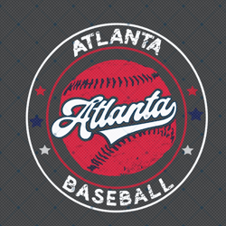 Atlanta Svg, Trending Svg, Baseball Svg, Sport Svg, Baseball Team Svg, Sport Logo Svg, Atlanta Supporters Svg, Atlanta F