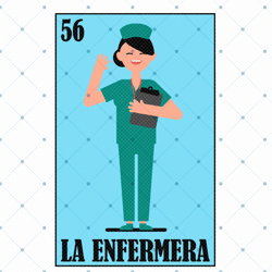 Mexican Lottery Journal: La Enfermera Svg, Nurse Svg, Enfermera Svg, Nurse Mexican Svg, Funny Nurse Svg, Doctor Svg, Hos