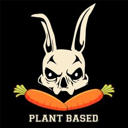 Plant Based Svg, Trending Svg, Rabbit Svg, Carrot Svg, Rabbit Face Svg, Rabbit Gifts, Cool Rabbit Svg, Rabbit Art Svg, P