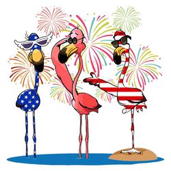 America Flamingo Fireworks Svg, 4th Of July 2021, America Svg, Fireworks Svg, Flamingo Svg, American Flag, Liberty Svg,