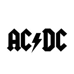ACDC Rock Band Music Logo Png, Trending Png, ACDC Png, Rock Band Png, ACDC Logo Png, Rock Music Png, Rock and Roll Png,
