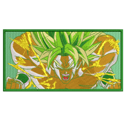 Broly Box Strong Embroidery Design Dragon Ball Instant Download Machine Embroidery Files