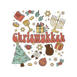 Chrismukkah Hanukkah Christmas Jewish SVG