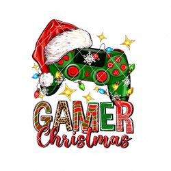 Gamer Christmas Game Controller PNG