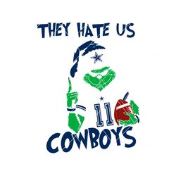 Grinch They Hate Us Because They Aint Us Cowboys Svg