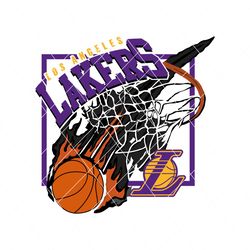 Los Angeles Lakers Basketball Svg Digital Download