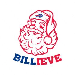 Santa Billives Buffalo Bills Football Team Svg Digital Download