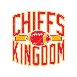 Chiefs Kingdom Football Svg Digital Download