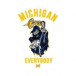 Michigan VS Everybody Death Scythe Svg Digital Download