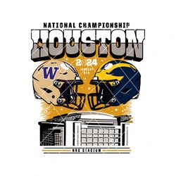 National Championship Houston College Football 2024 Svg