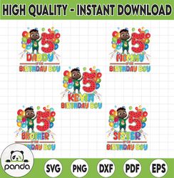 Cocomelon Personalized Name And Ages Birthday Png, Cocomelon Brithday Balloon Png,Cocomelon Family Birthday Png, Birthda