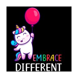 Awareness Embrace Different Like A Unicorn Svg, Awareness Svg, Embrace Different Svg, Embrace Different Awareness Svg,