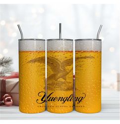 Yuengling Brand 20Oz Tumbler Wrap Sublimation Design, Beer Brand Tumbler