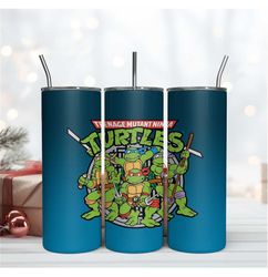 Ninja Turtles 20Oz Tumbler Wrap Sublimation Design, 20OZ Tumbler Wrap Design