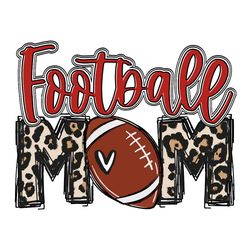 Football Mom Football Leopard Print Svg Digital Download