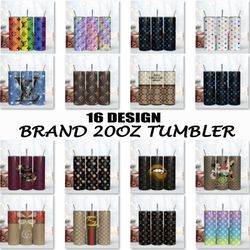 16 Design Famous Brand 20Oz Tumbler Wrap, Fashion Tumbler Wrap