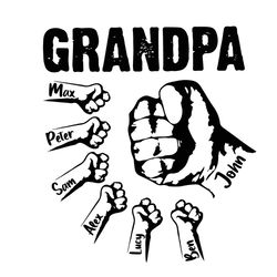 Personalized Grandpa, Grandpa Svg,Mothers Day Svg, Mom Love Svg, Family Svg, Mom Gift Svg, Mom Life Svg, Best Mom Svg