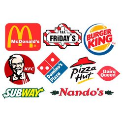 Bundle Logo Svg, Subway Logo Svg, Burger King Logo Svg, Nondo's Logo Svg, Pizza Hut Logo Svg