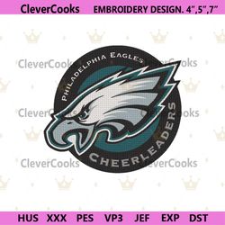 Philadelphia Eagles Cheerleader NFL Embroidery, Philadelphia Eagles Embroidery Download File