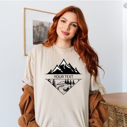 Personalized Mountain Trip Shirt, Personalized Camp Sweatshirt, Custom Mountain Trip Shirt, Custom Camp Crewneck, Gift f