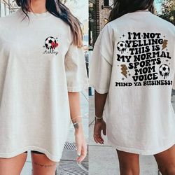 custom soccer mom shirt, personalized gift for mom