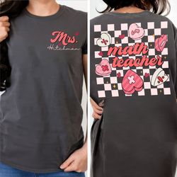 Math Teacher Valentine Shirt, Math Lover Gift