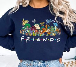christmas friends t-shirt sweatshirt, anime christmas lover gift for fans, christmas shirt, friends shirt, gifts for chr
