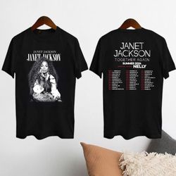 Graphic Janet Jackson 2024 Tour Shirt Janet Jackson Together Again Summer 2024 Concert Shirt