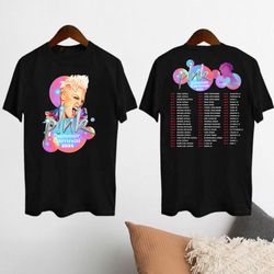 Pink Pink Tour 2024 Graphic T-Shirt Pink Pink Singer Shirt