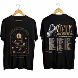 Hozier 2024 Tour Vintage Shirt, Hozier Unreal Unearth Tour 2024 Shirt, 113