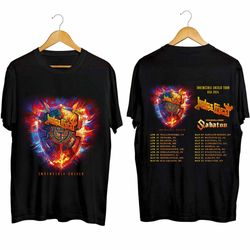 Judas Priest Invincible Shield 2024 Tour Shirt, Judas Priest Concert 2024 Shirt, 130