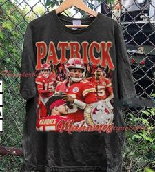 Vintage Patrick Mahomes Shirt, American Football Bootleg Shirt