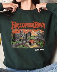 Vintage Halloweentown Est 1998 T-Shirt, Vintage Halloween Graphic Shirt, 209