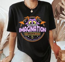 Disney Figment Journey Into Imagination One Little Spark Shirt, Disney Epcot Purple Dragon Tee, Disney World Team Figmen
