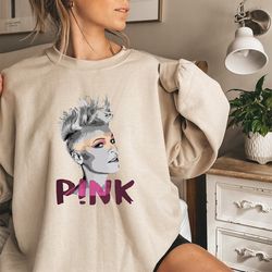 Pink Pink Singer Summer Carnival 2024 Tour Shirt, Trustfall Album Shirt, Pink Tour Shirt, Music Tour 2024 Sweatshirt and
