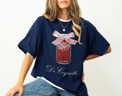 Cute Dr Pepper Meme Coquette Style Shirt, Vintage Soda Canne, 42