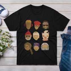 t-shirt wes shirts andersons women hats sleeve girl family176